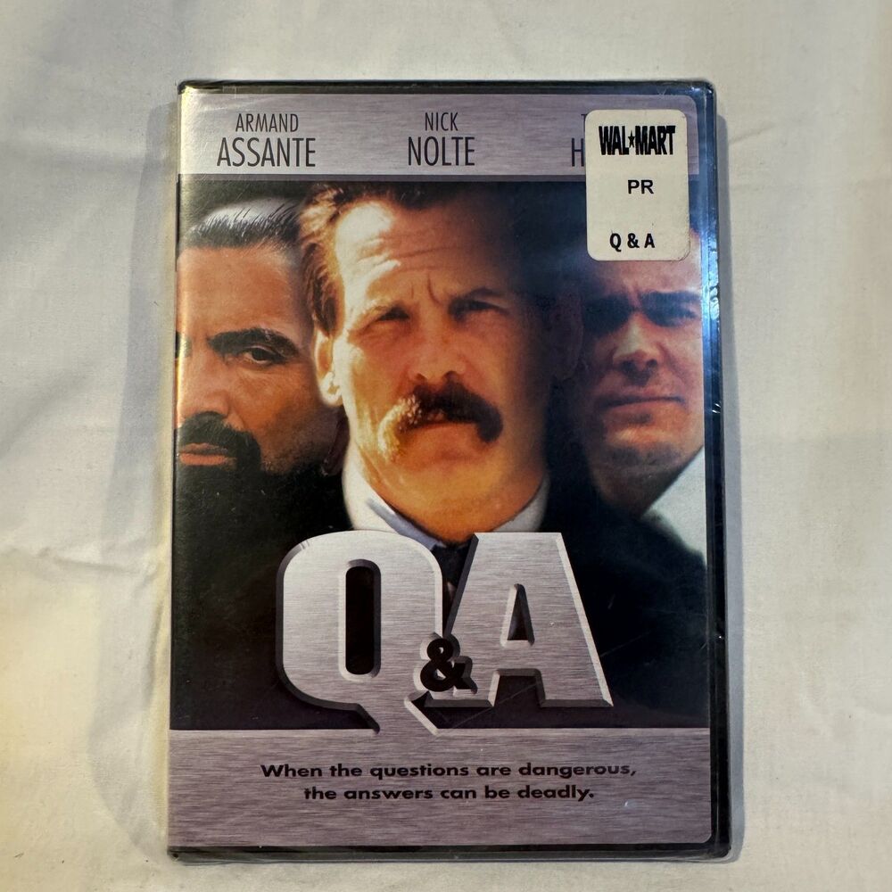 New Sealed Q&A DVD 1990 Movie Q & A Nick Nolte Sidney Lumet Crime Drama Retro